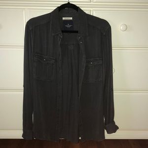American eagle boyfriend fit button up